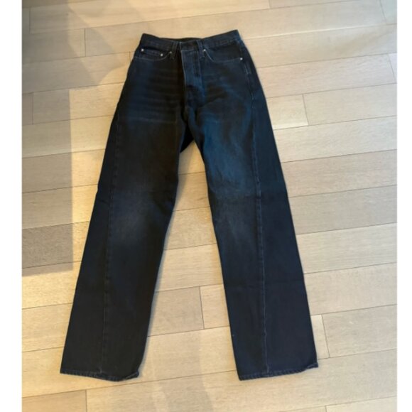 NWOT PERFECT CONDITION TOTEME Tapered leg denim faded black